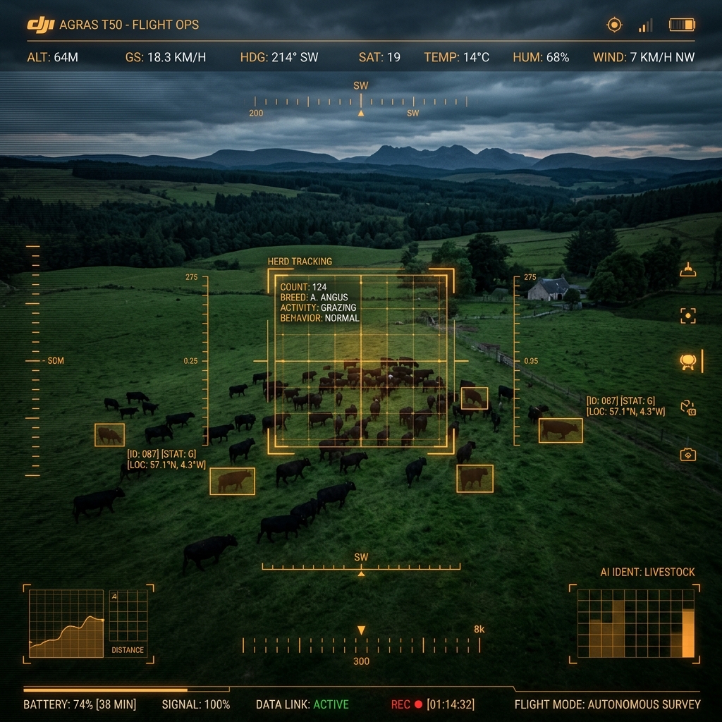 Ganader IA Drone HUD